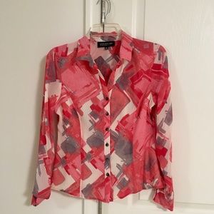 Jones New York collection silk dress top